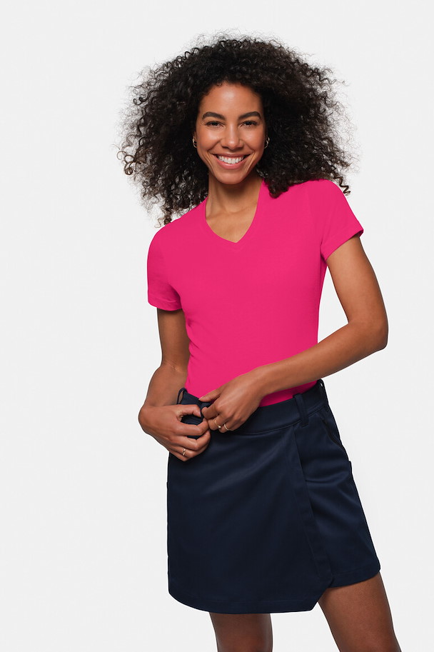 Women-V Shirt MIKRALINAR