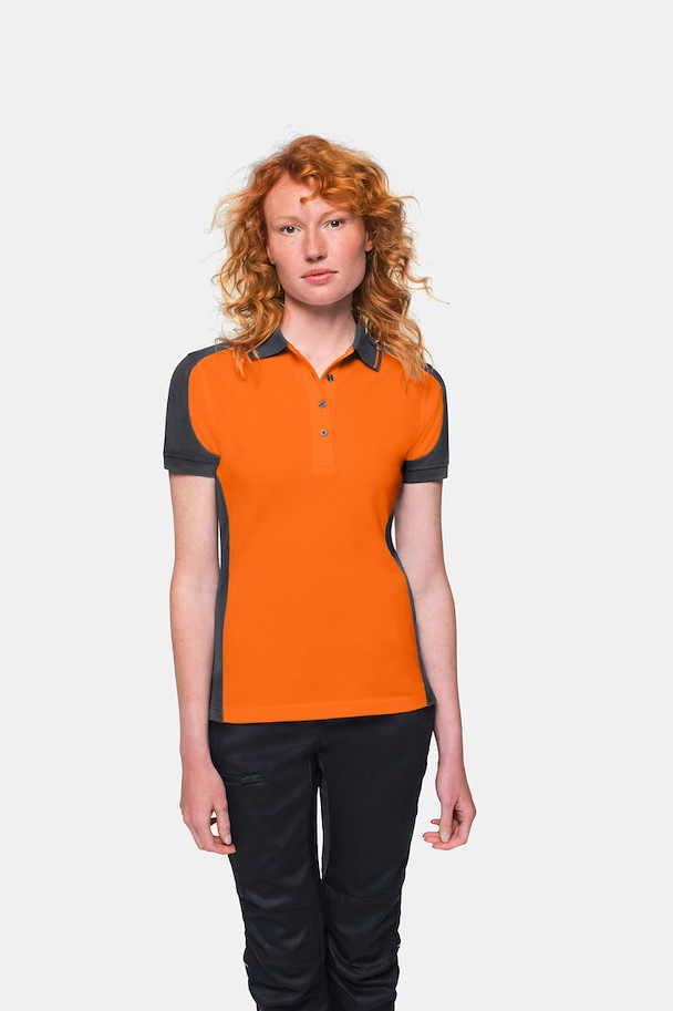 Woman-Poloshirt Contrast MIKRALINAR